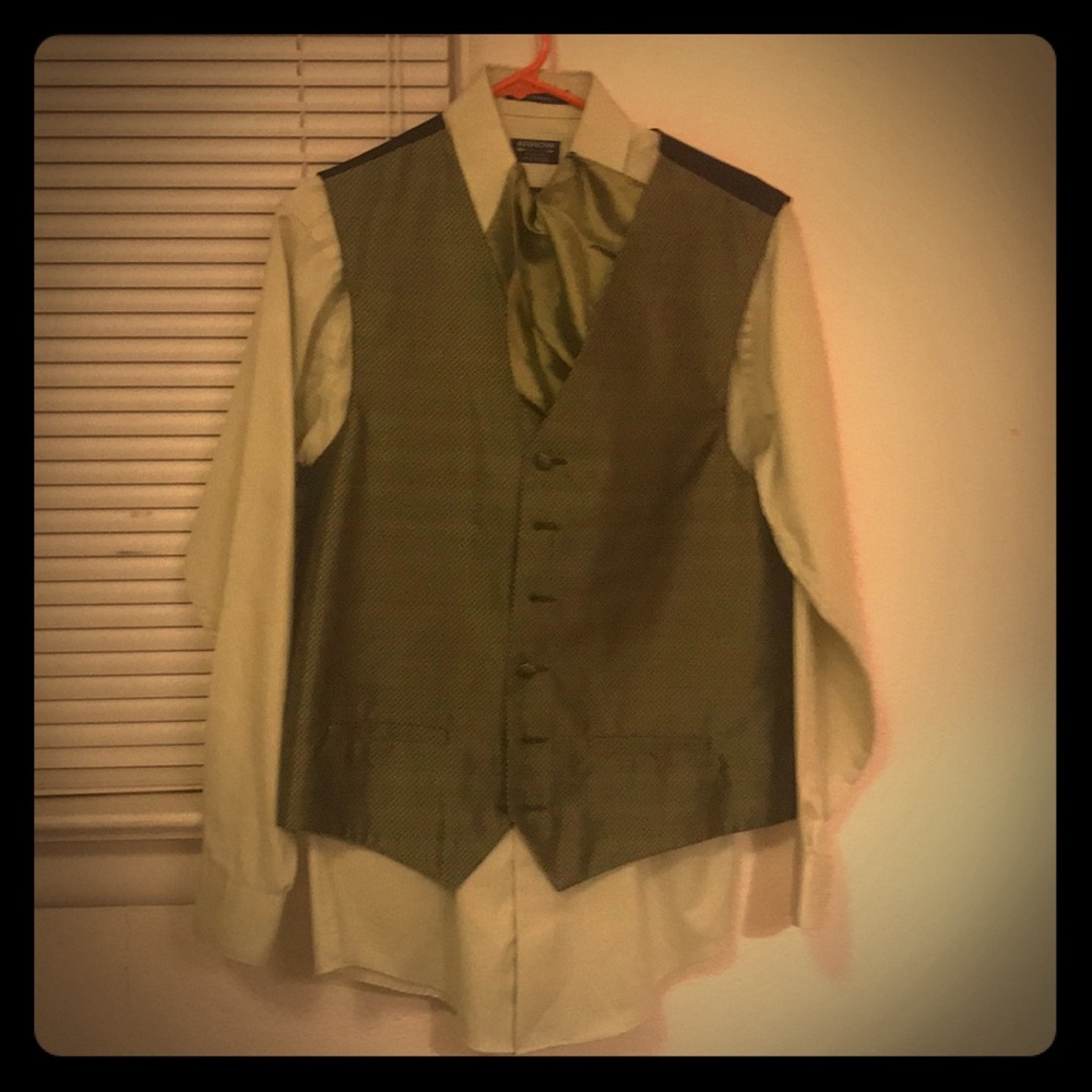 Dress shirt and vest combo